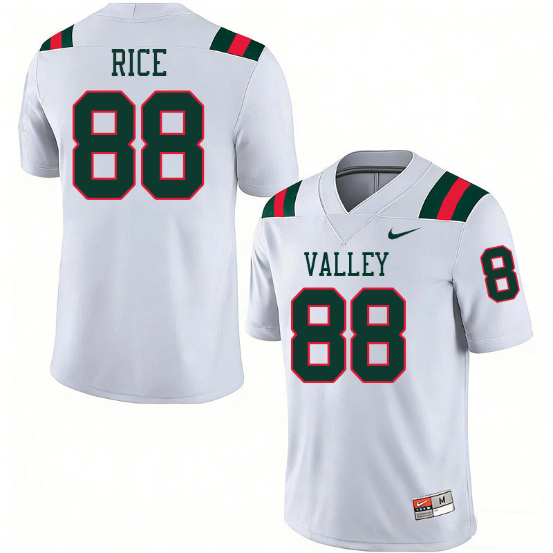 Mississippi Valley State Delta Devils #88 Jerry Rice College Football Jerseys,Uniforms Stitched-Whit